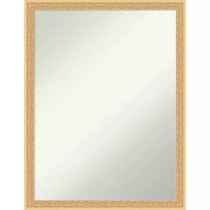 Amanti Art Bethany Non-Beveled Wood Framed Bathroom Vanity Wall Mirror
