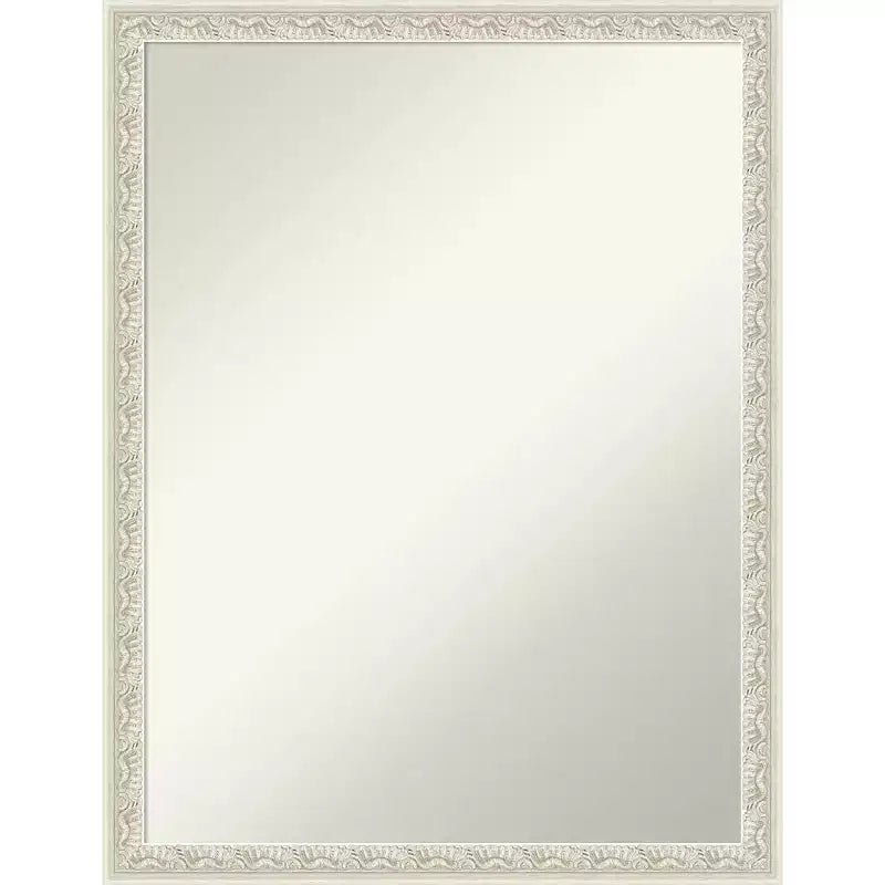 Amanti Art Bethany Non-Beveled Wood Framed Bathroom Vanity Wall Mirror