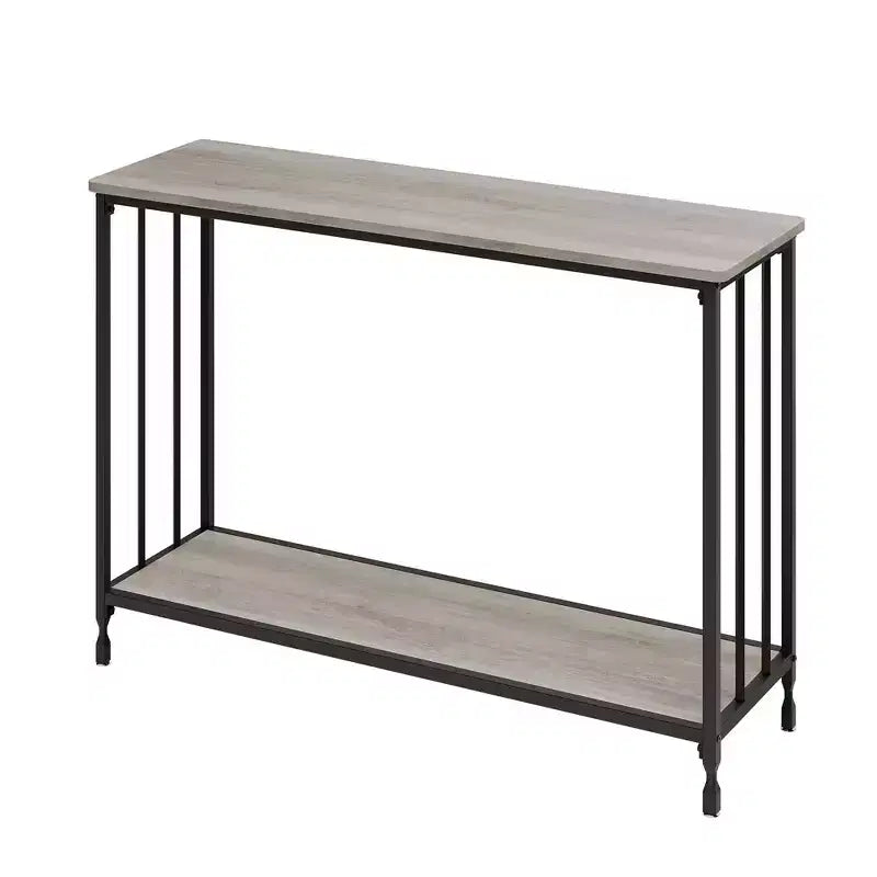 33.5 Console Table, Sofa Tables Narrow Entryway Table, Industrial Hallway Table, Behind Couch Table, for Living Room, Bedroom