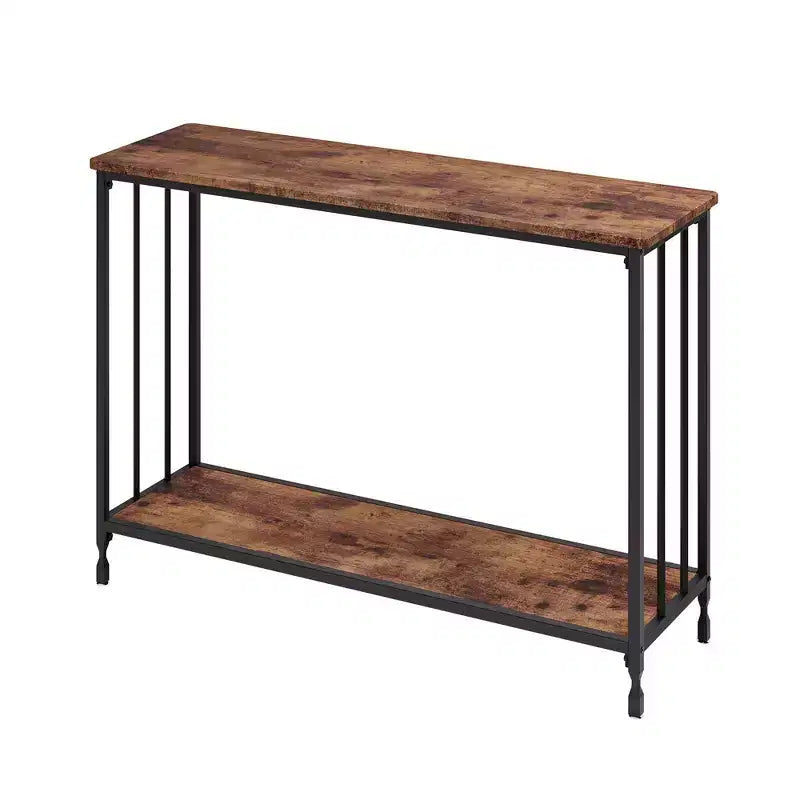 33.5 Console Table, Sofa Tables Narrow Entryway Table, Industrial Hallway Table, Behind Couch Table, for Living Room, Bedroom