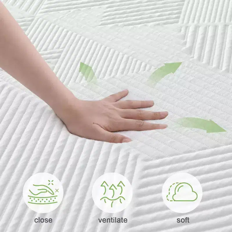 12 InchMemory Foam Mattress in a Box, Soft and Breathable, Soft Feel