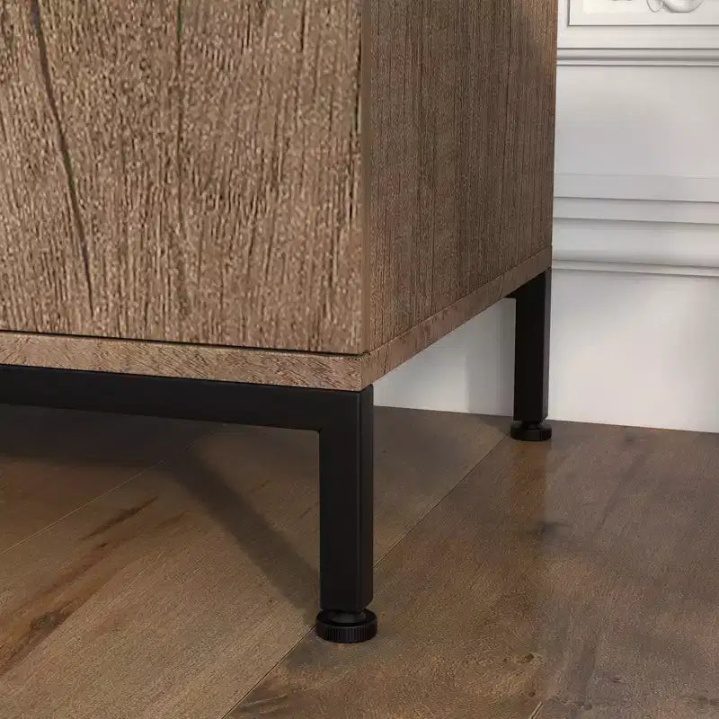 Free Standing Morden Wood Sideboard Buffet with Adjustable Shelves for Kitchen, Dining, Living Room,