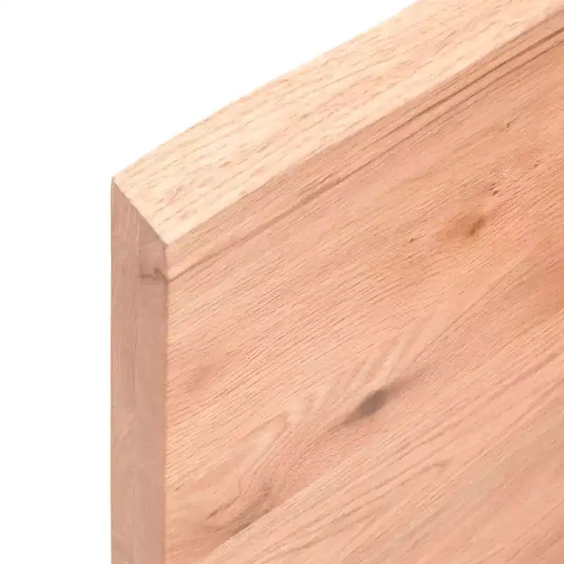 vidaXL Wall Shelf Light brown Solid oak wood Medium Decorative Inlays