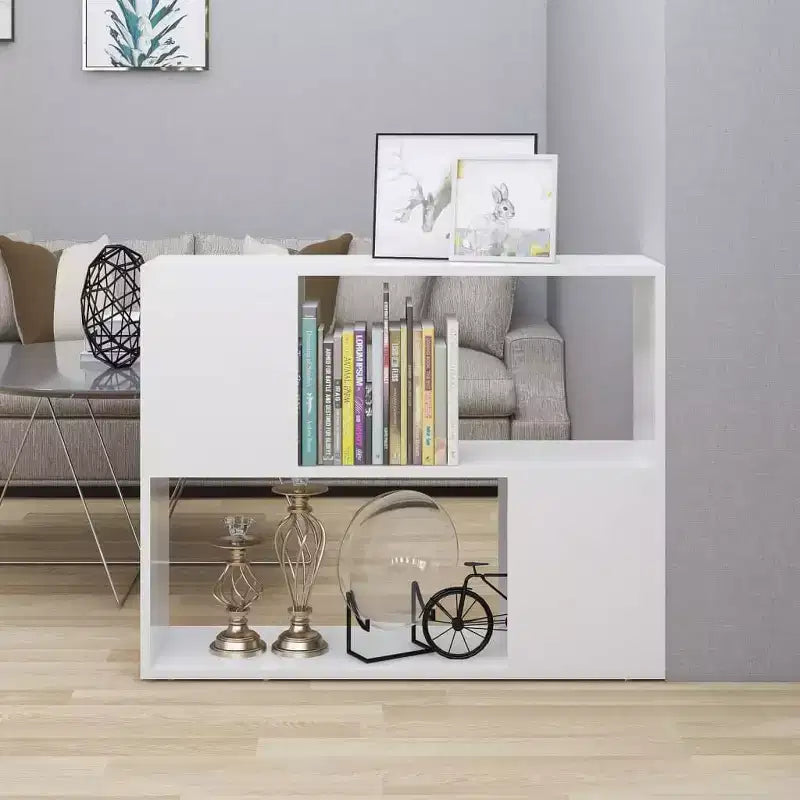 vidaXL TV Cabinet White Engineered Wood 31.5 x 9.4 x 24.8 in TV Cabinet
