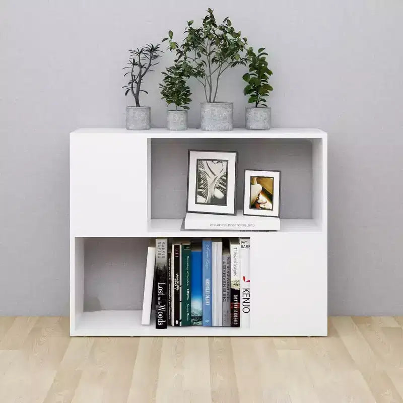 vidaXL TV Cabinet White Engineered Wood 31.5 x 9.4 x 24.8 in TV Cabinet